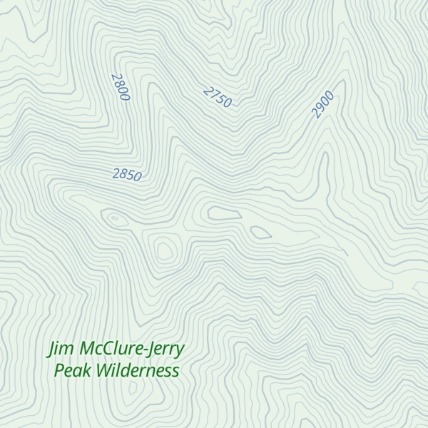Map of Herd Peak