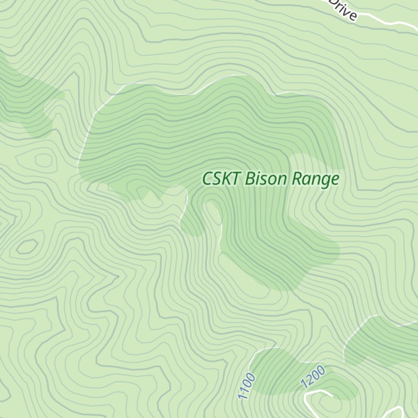 Map of Headquarters Ridge