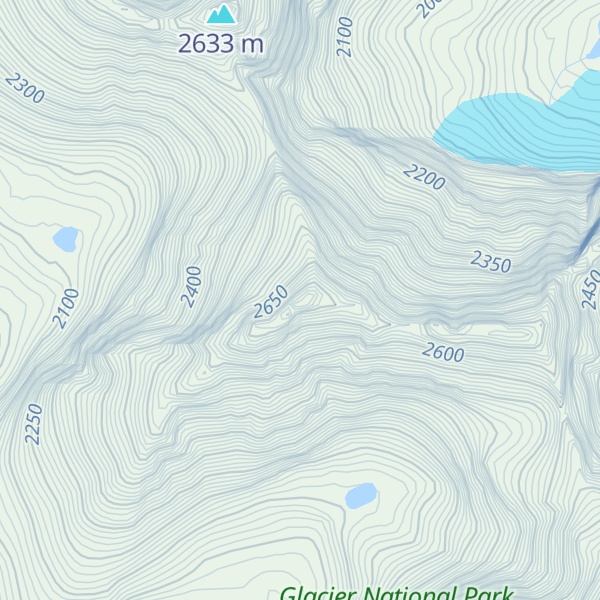 Map of Parke Peak