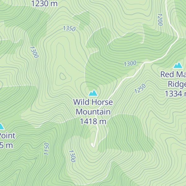 Map of Wild Horse Mountain