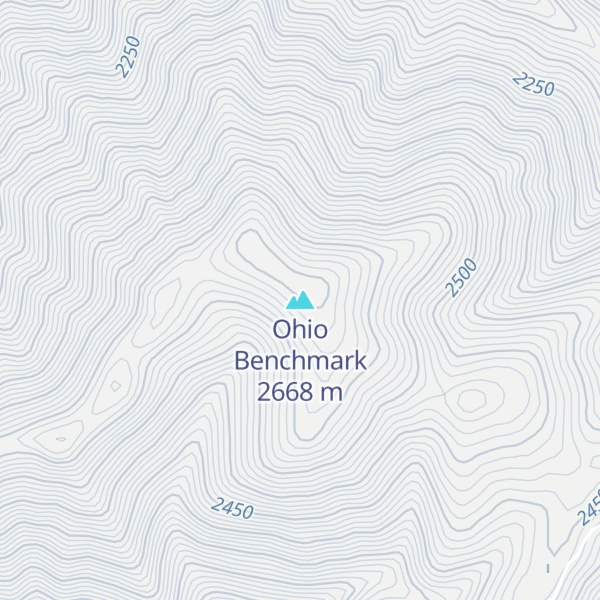 Map of Ohio Benchmark