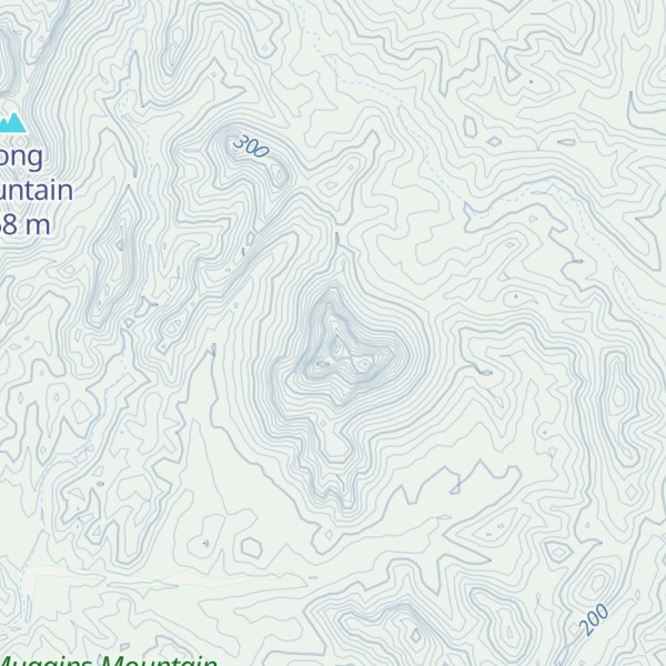 Map of Muggins Peak