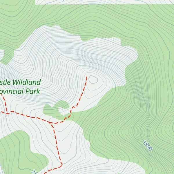 Map of Table Mountain