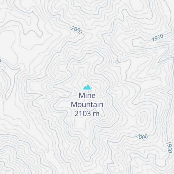 Map of Mine Mountain