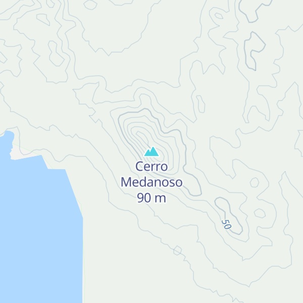 Map of Cerro Medanoso
