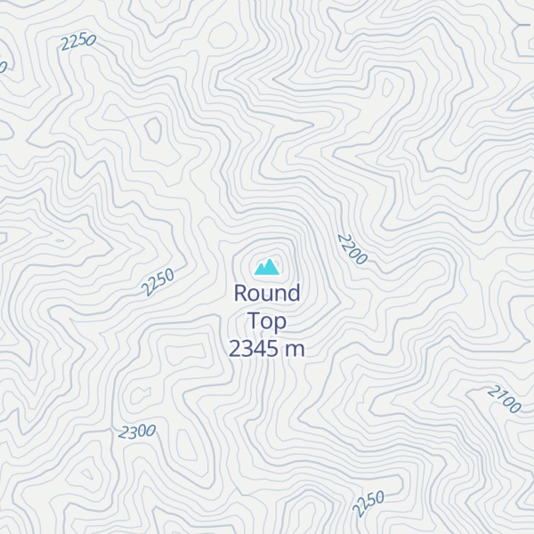 Map of Round Top