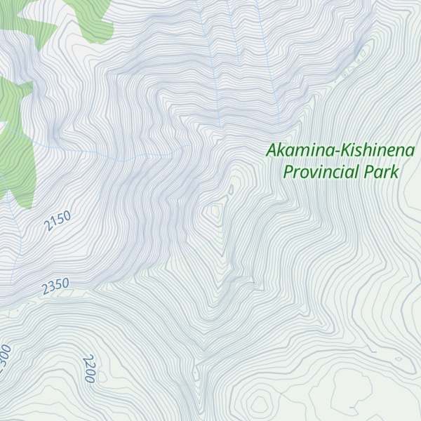 Map of Starvation Peak