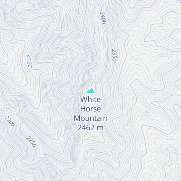 Map of White Horse Mountain
