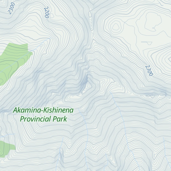 Map of King Edward Peak