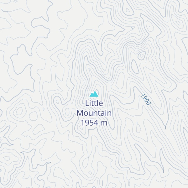 Map of Little Mountain