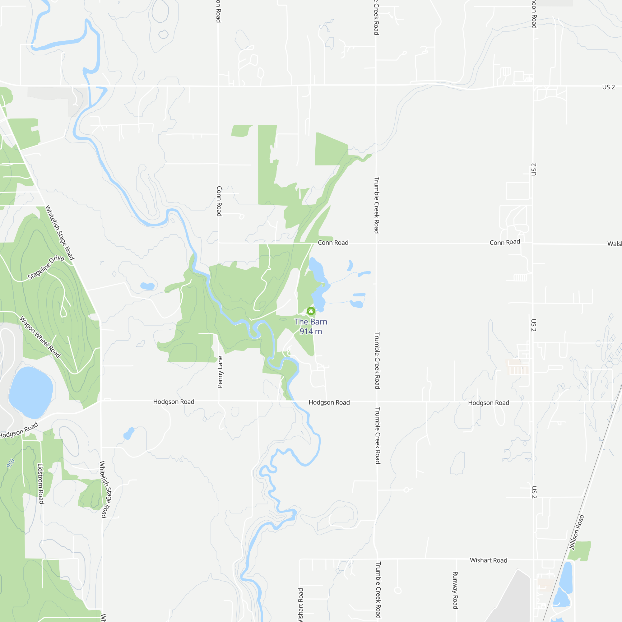 The Barn map