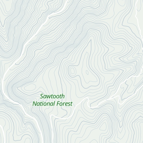 Map of Elk Butte