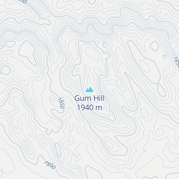 Map of Gum Hill
