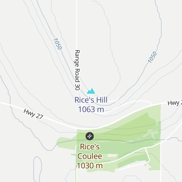 Map of Rice's Hill