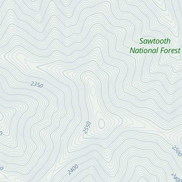 Map of Morgan Ridge