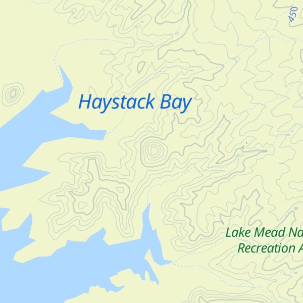 Map of The Haystacks