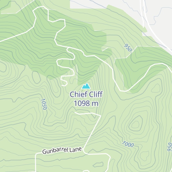 Map of Chief Cliff