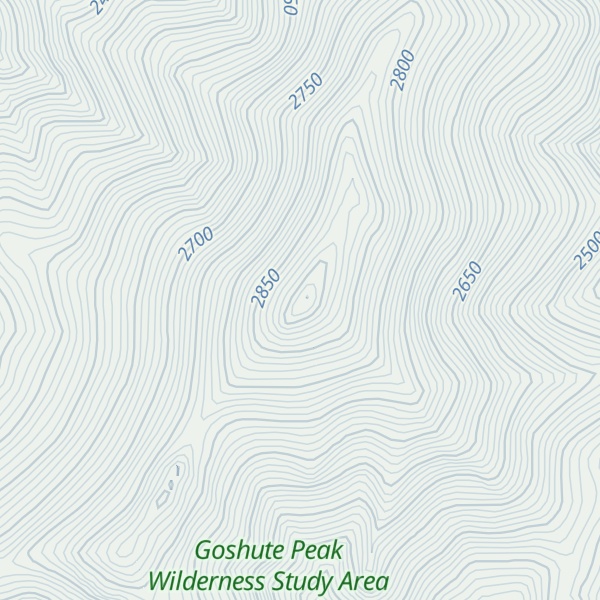 Map of Goshute Peak