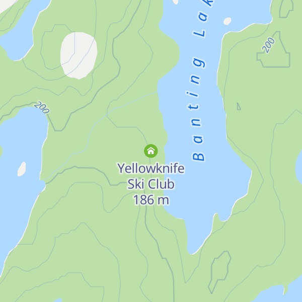 Map of Yellowknife Ski Club