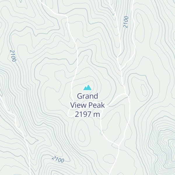 Map of Grand View Peak