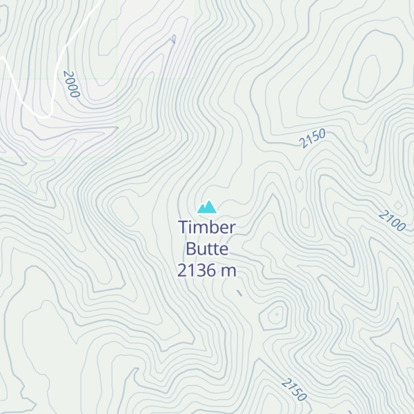 Map of Timber Butte