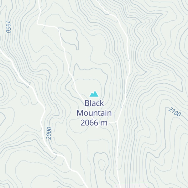 Map of Black Mountain