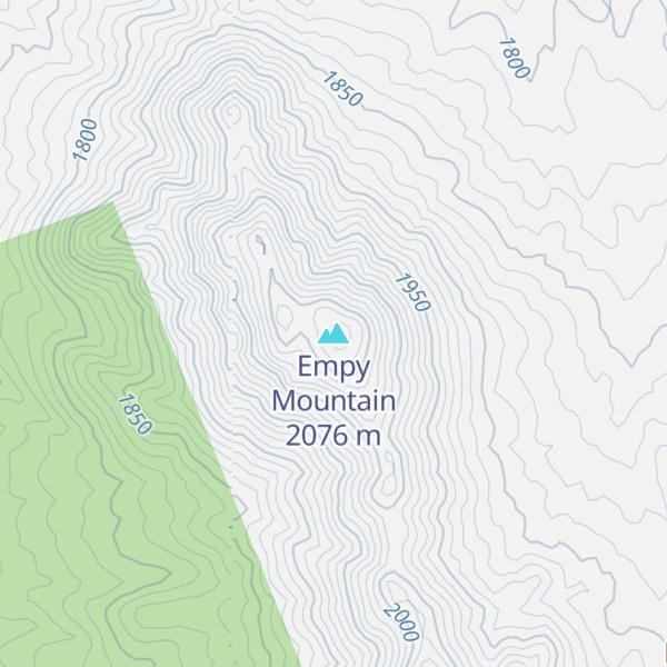 Map of Empy Mountain