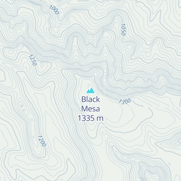 Map of Black Mesa