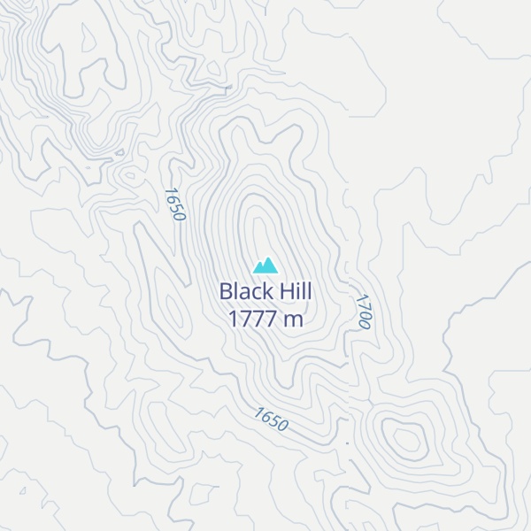 Map of Black Hill