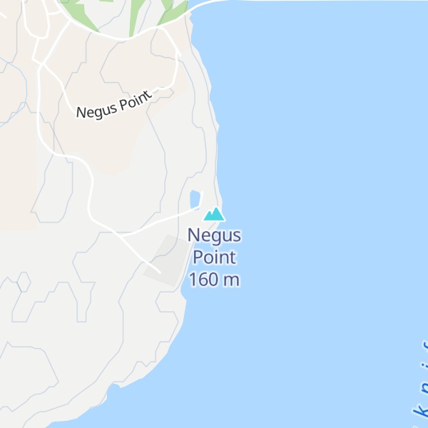 Map of Negus Point