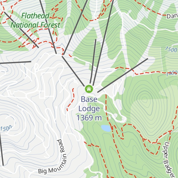 Map of Base Lodge