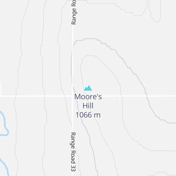 Map of Moore's Hill