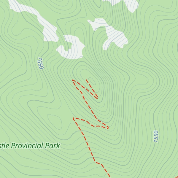 Map of Carbondale Hill
