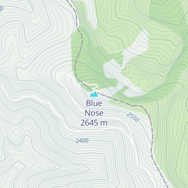 Map of Blue Nose