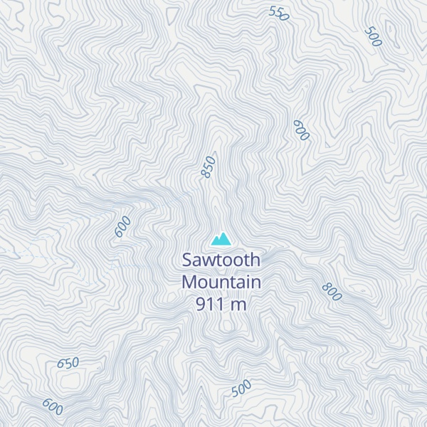 Map of Ferra Peak