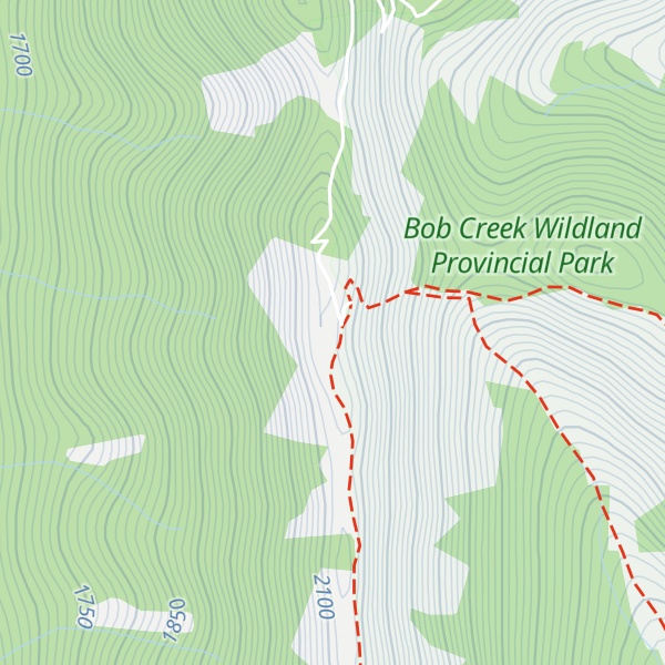 Map of Thrift Peak