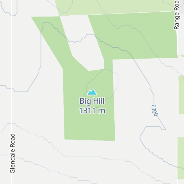 Map of Big Hill