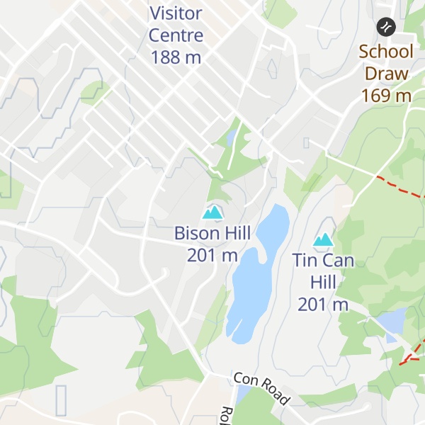 Map of Bison Hill