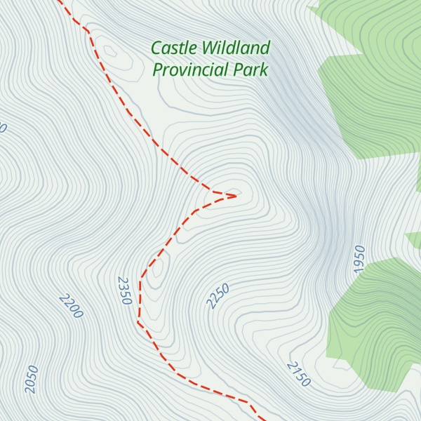 Map of Barnaby Ridge