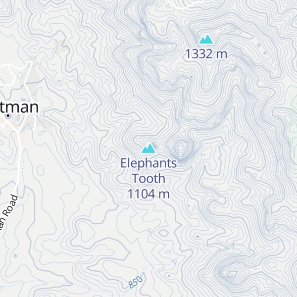 Map of Elephants Tooth