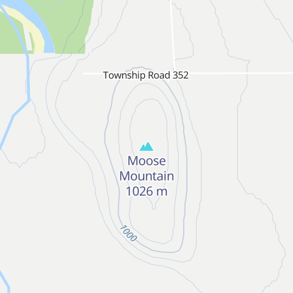 Map of Moose Mountain