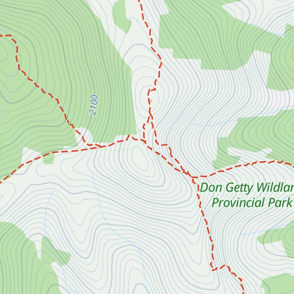 Map of Saddle Mountain