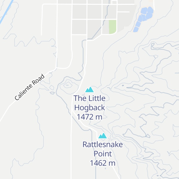 Map of The Little Hogback