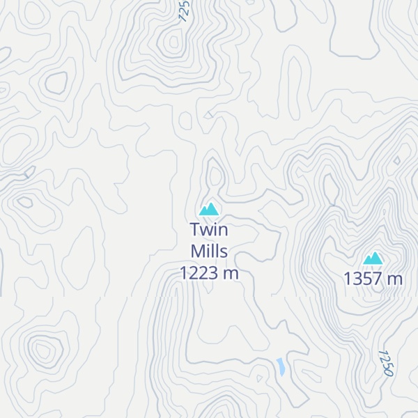 Map of Twin Mills