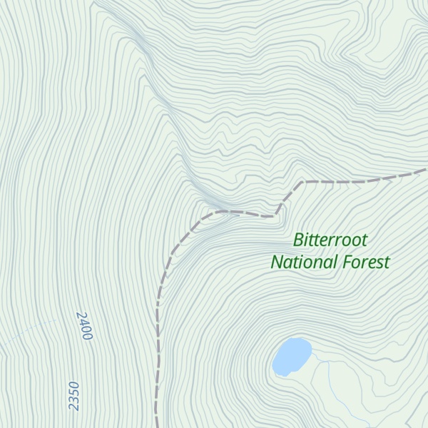 Map of Ranger Peak