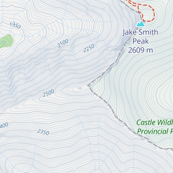 Map of Scarpe Mountain