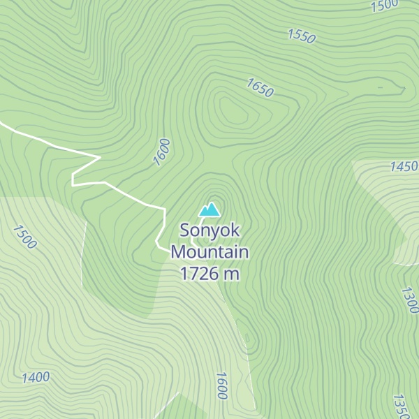 Map of Sonyok Mountain