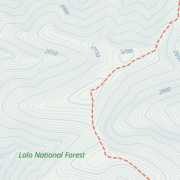 Map of Petty Mountain