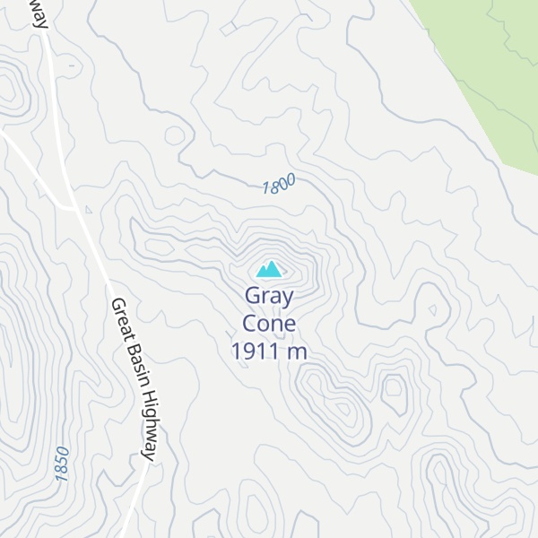 Map of Gray Cone