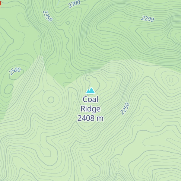 Map of Coal Ridge